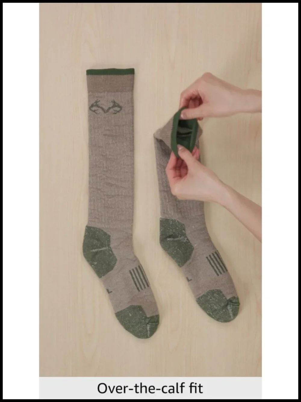 Merino Wool Over the Calf Cushioned Athletic Boot Socks